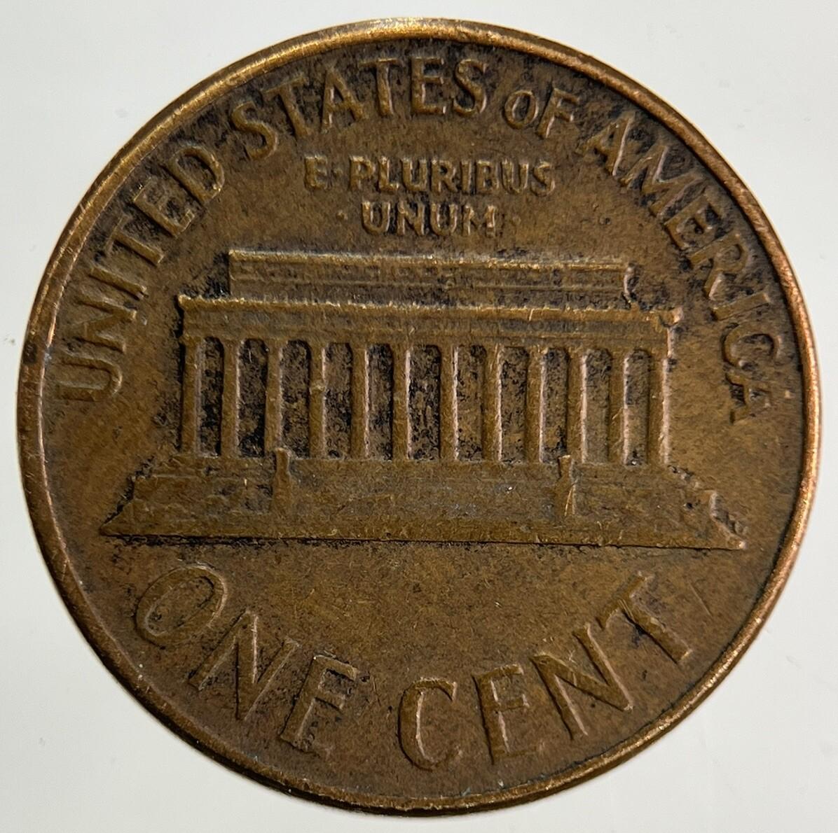 1960-D US USA Lincoln One Cent Coin | Fine Collectable Grade