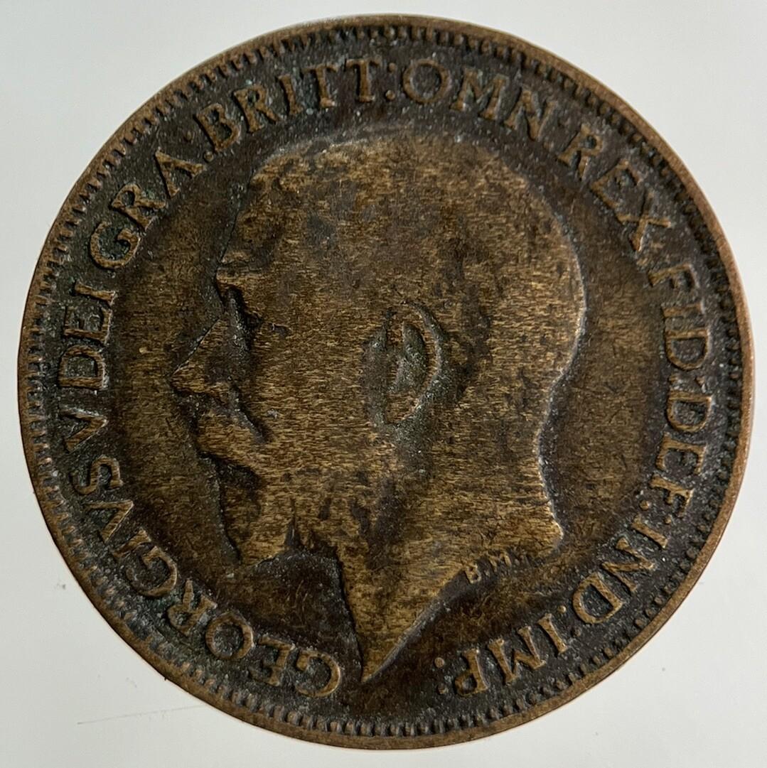 1923 George V Farthing Coin | Fine Collectable Grade