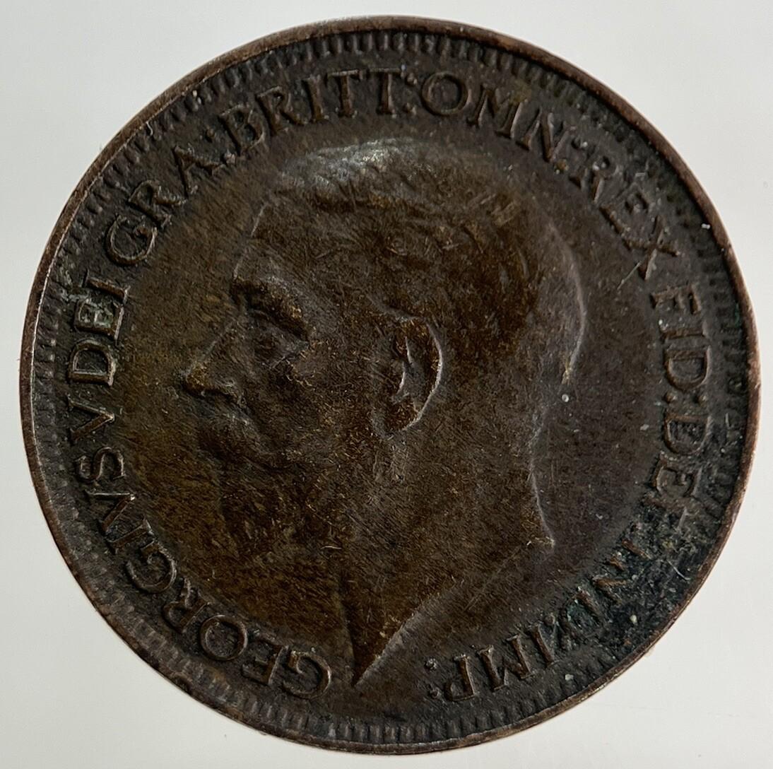 1926 George V Farthing Coin | Very High Grade