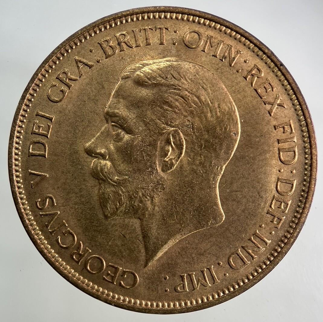 1936 George V One Penny Coin | Very Fine Grade