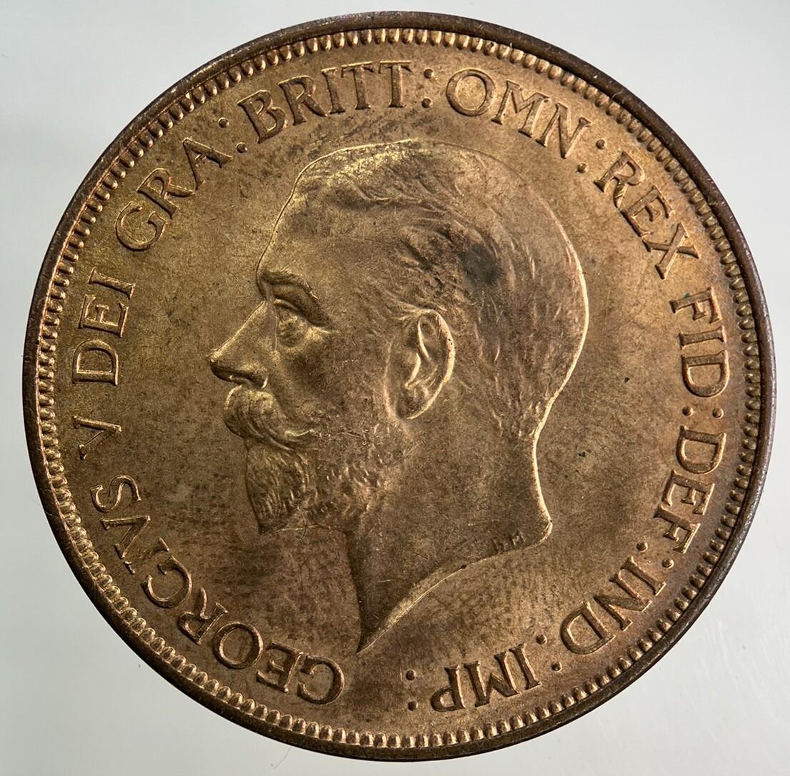 1936 George V One Penny Coin | Very Fine Grade