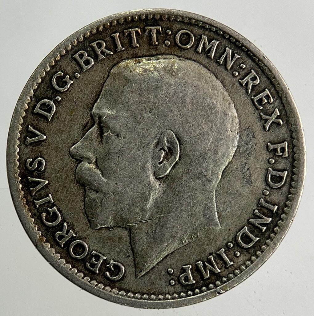1921 George V Threepence Silver Coin | Fine Collectable Grade