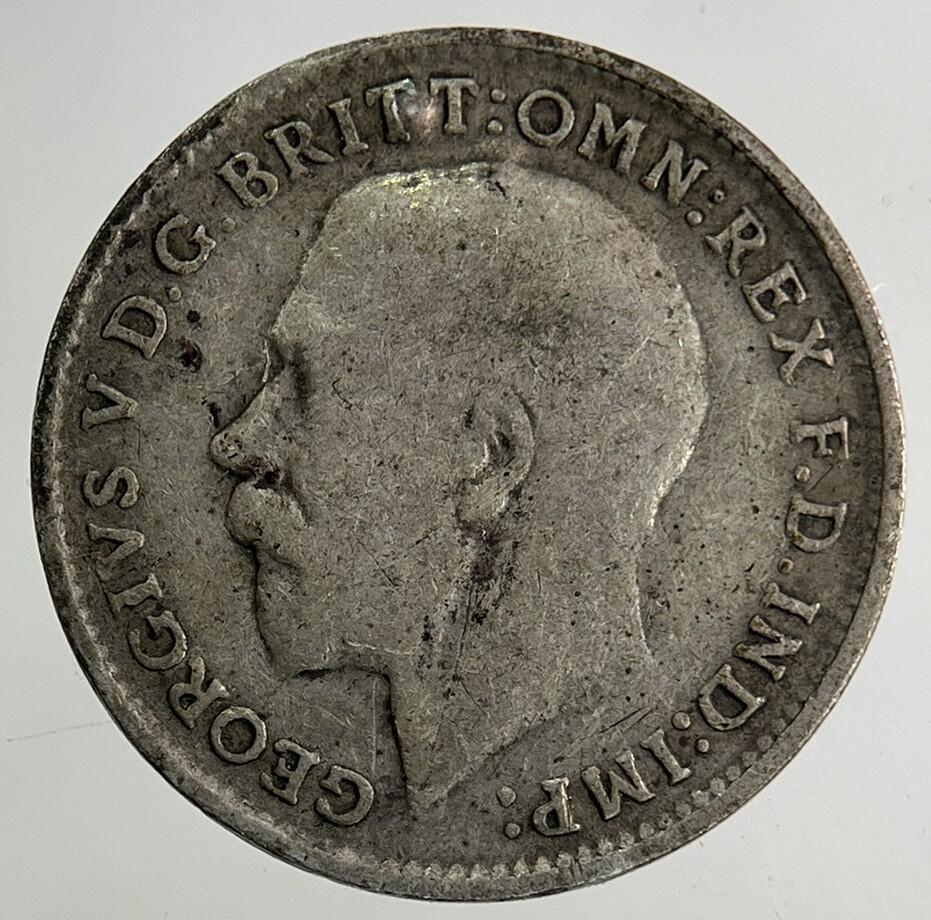 1916 George V Threepence Silver Coin | Fine Collectable Grade