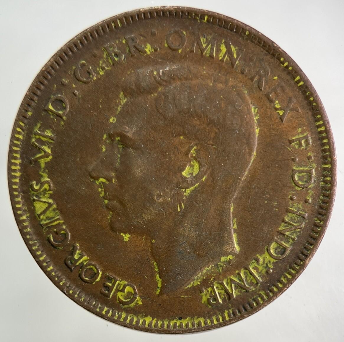 1942 Australia One Penny Coin | Fine Collectable Grade