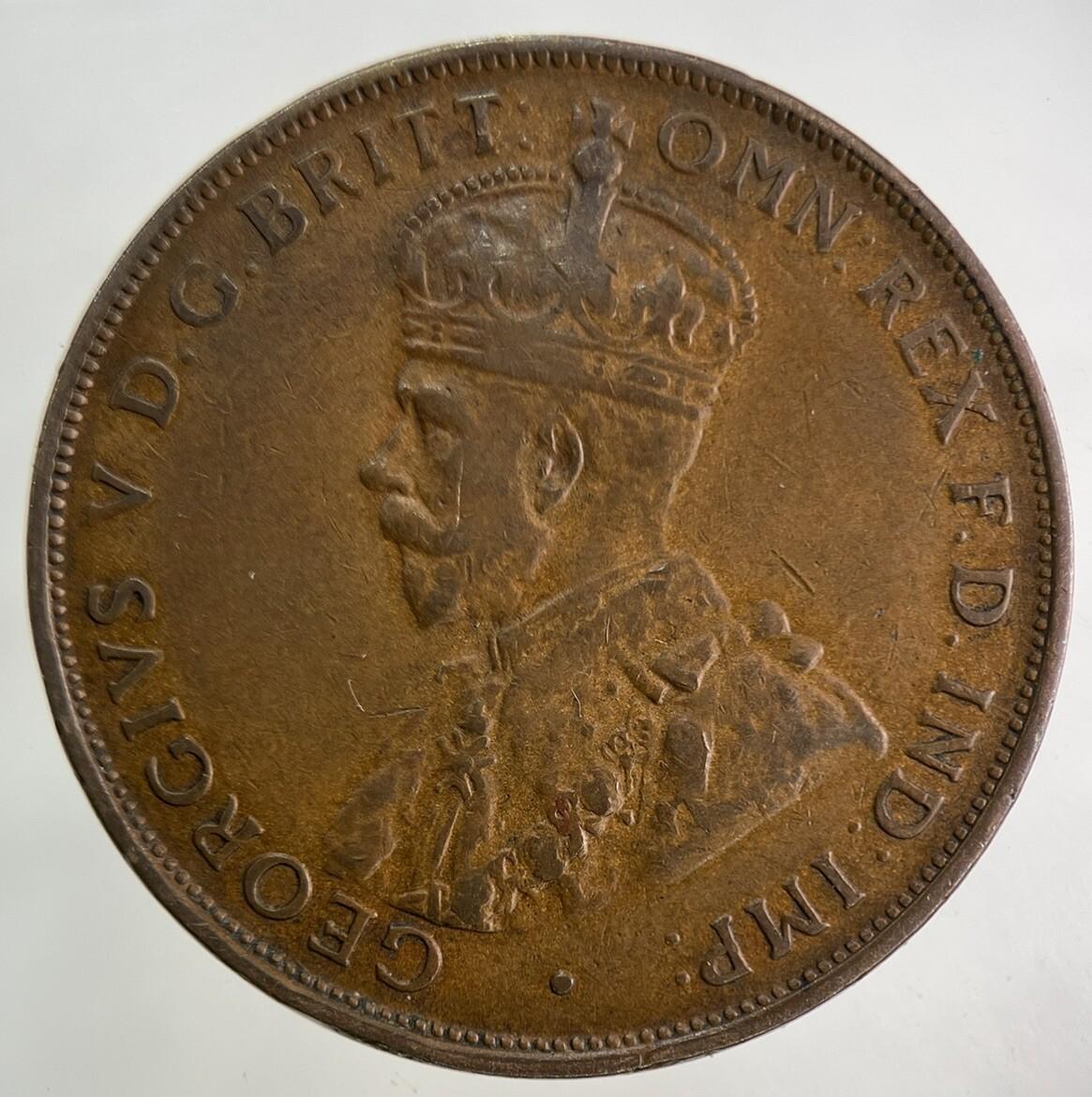 1935 Australia One Penny Coin | Fine Collectable Grade