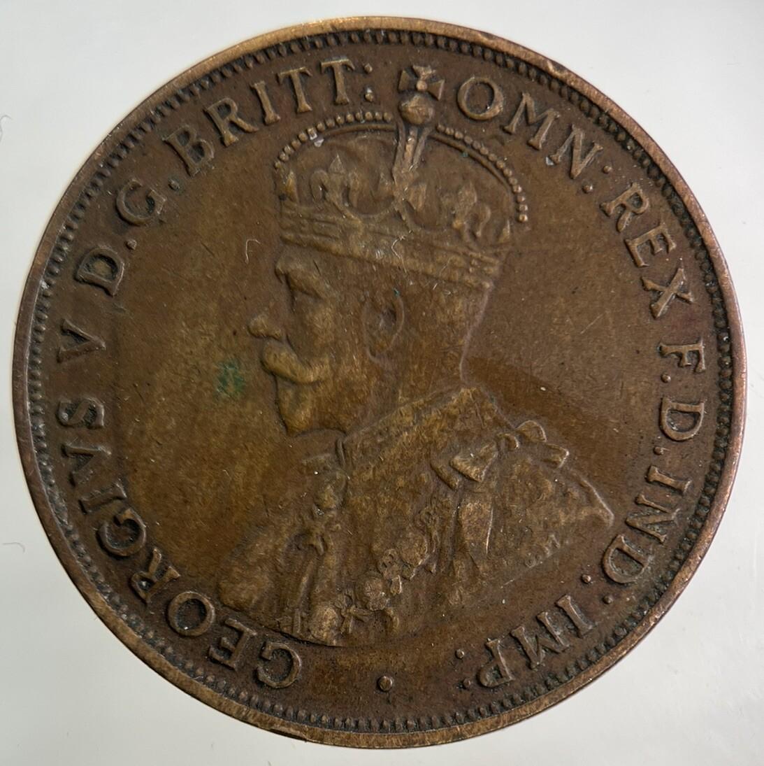 1917 Australia One Penny Coin | Fine Collectable Grade