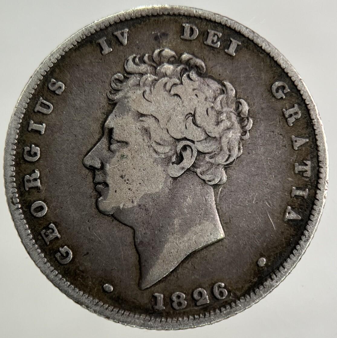 1826 George IV Shilling Silver Coin | Fine Collectable Grade