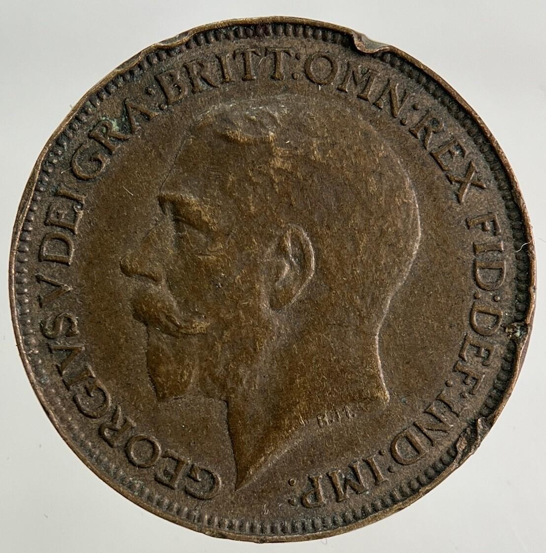 1925 George V Farthing Coin | Very High Grade