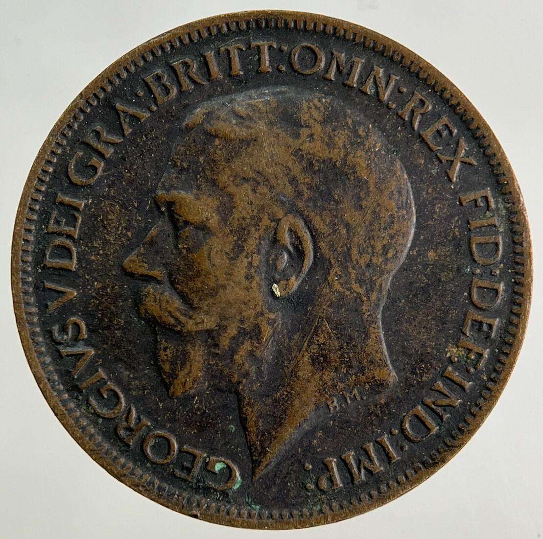 1915 George V Farthing Coin | Fine Collectable Grade