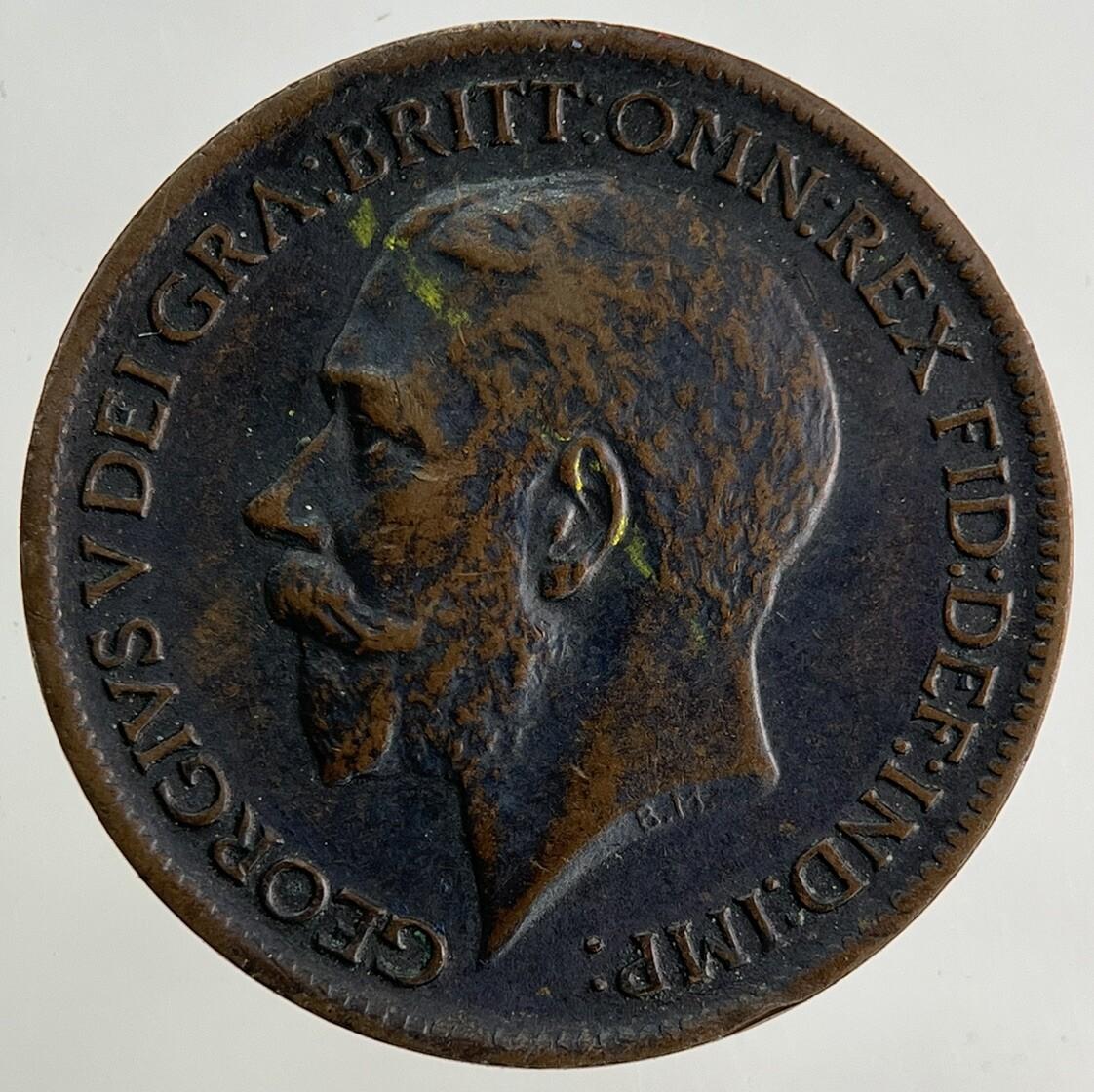 1912 George V Farthing Coin | Fine Collectable Grade