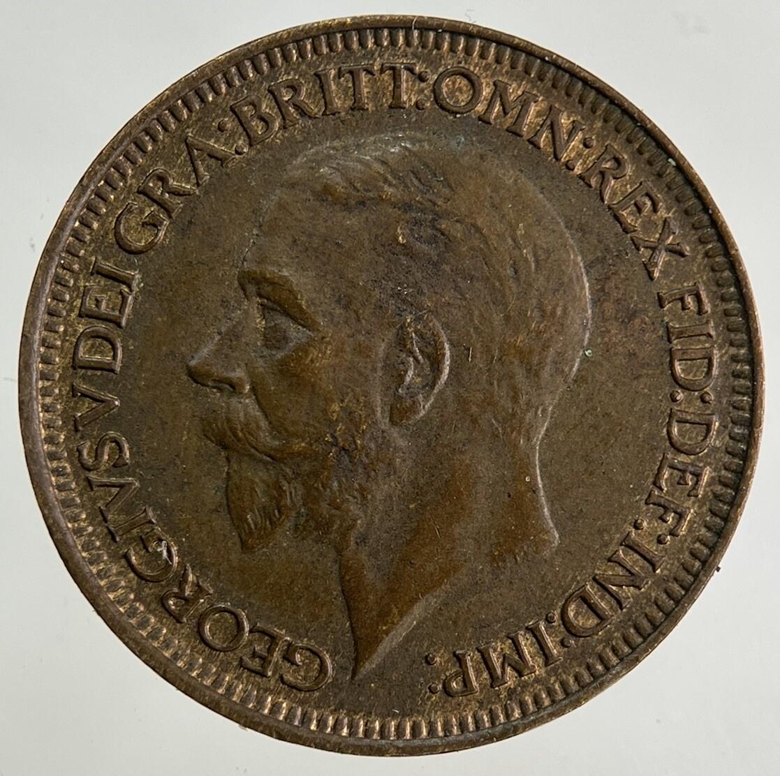 1932 George V Farthing Coin | Fine Collectable Grade