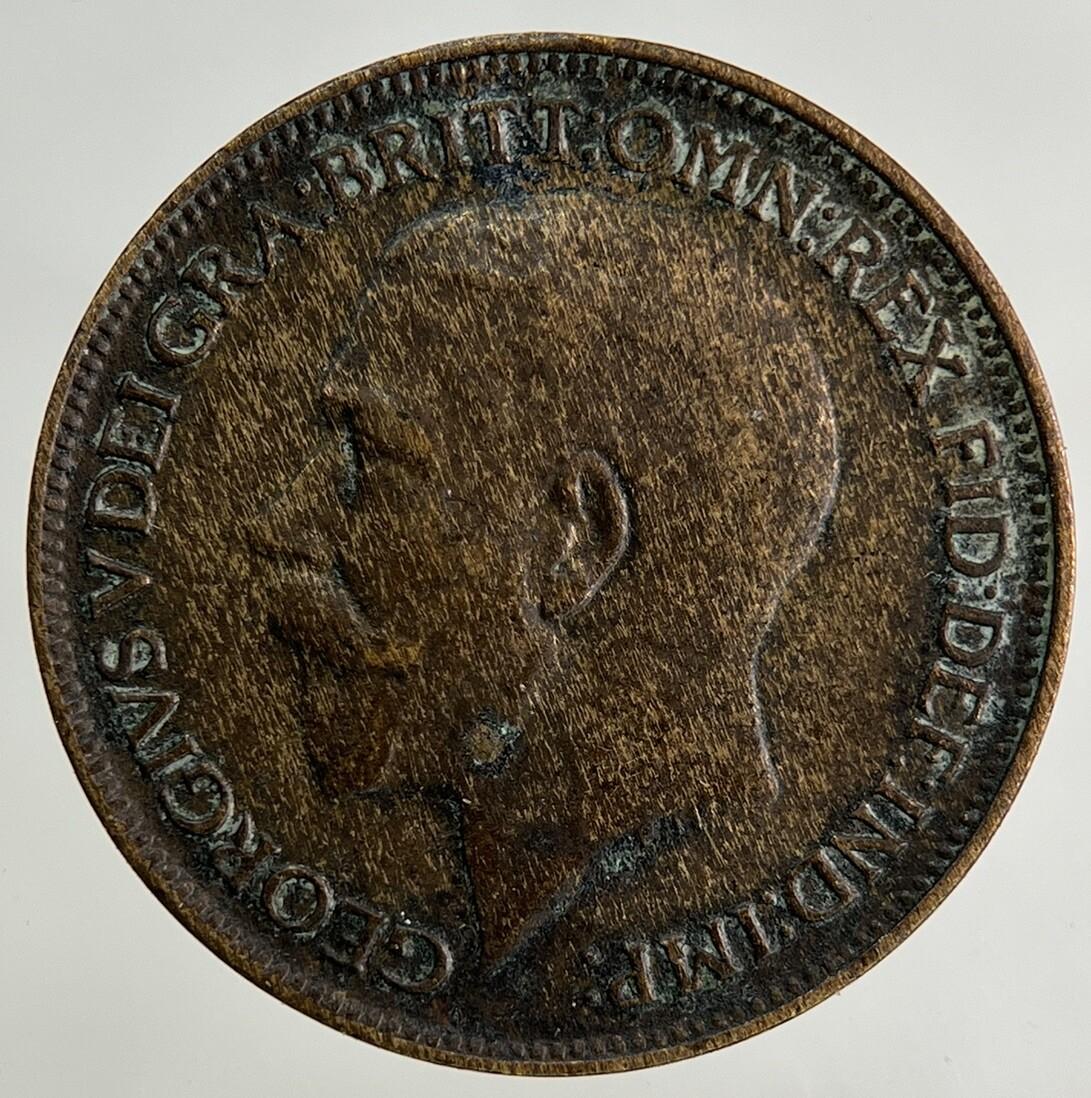 1919 George V Farthing Coin | Fine Collectable Grade
