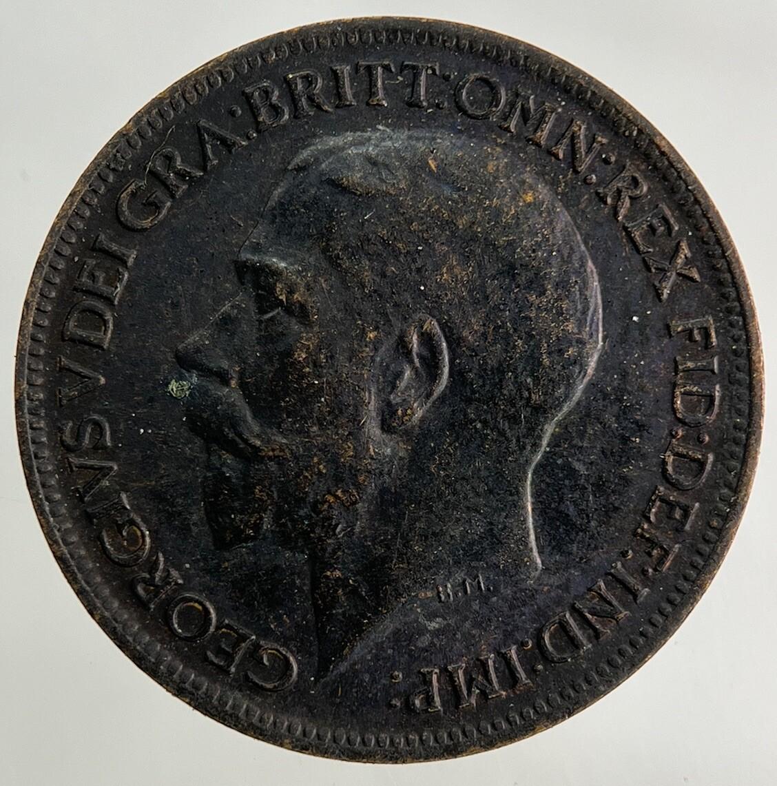 1917 George V Farthing Coin | Fine Collectable Grade