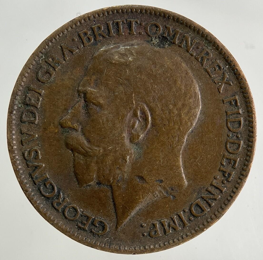 1912 George V Farthing Coin | Fine Collectable Grade
