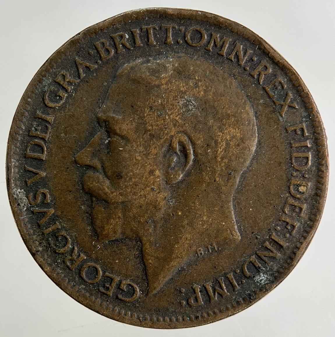 1916 George V Farthing Coin | Fine Collectable Grade