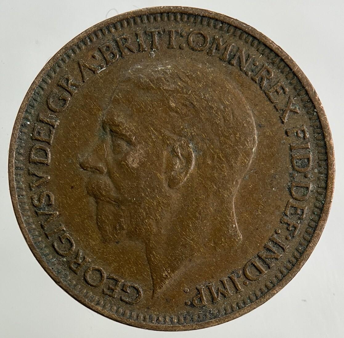 1936 George V Farthing Coin | Fine Collectable Grade