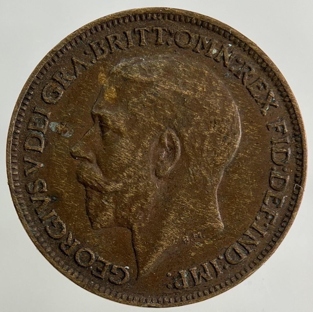 1920 George V Farthing Coin | Fine Collectable Grade