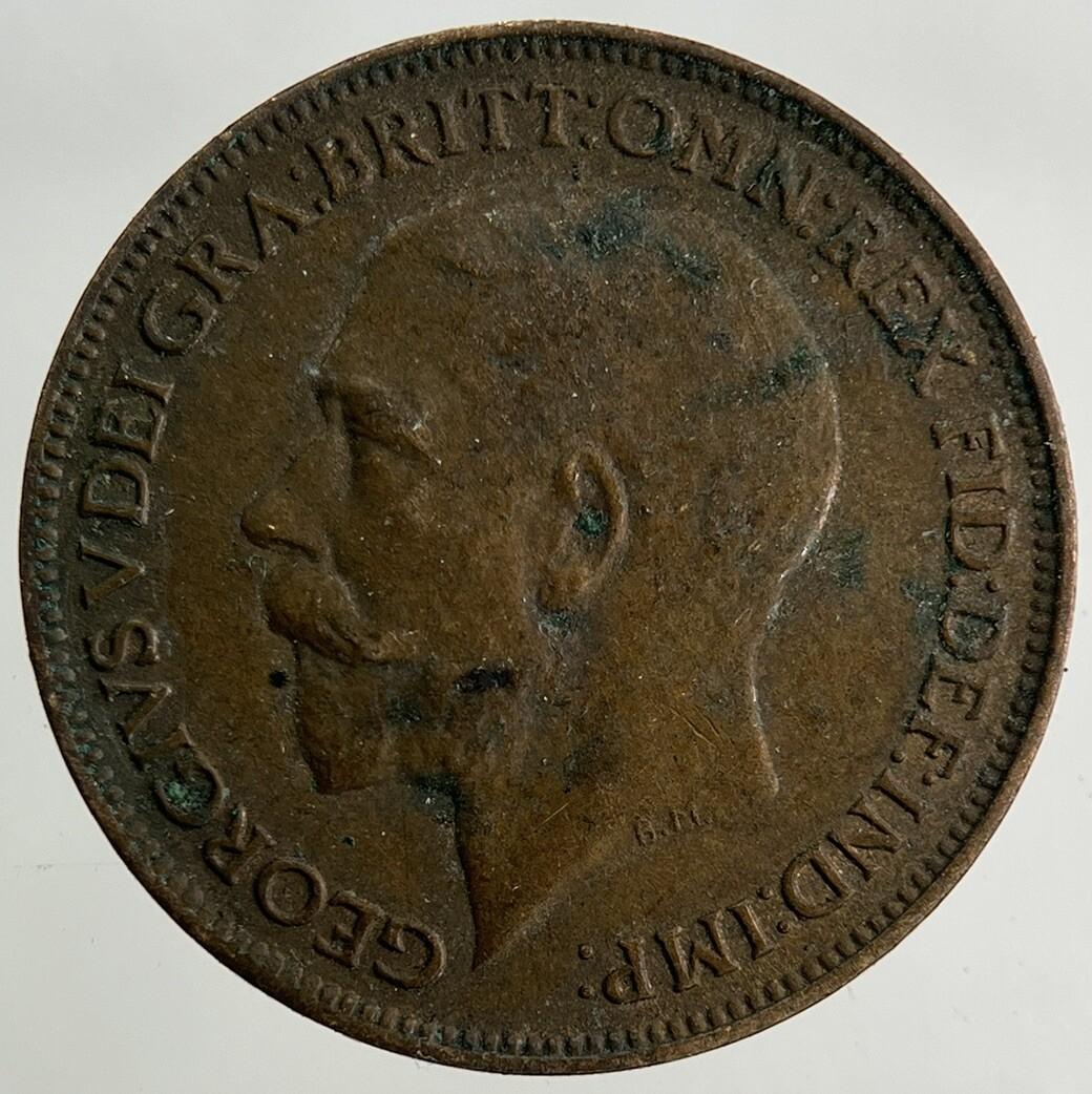 1924 George V Farthing Coin | Fine Collectable Grade