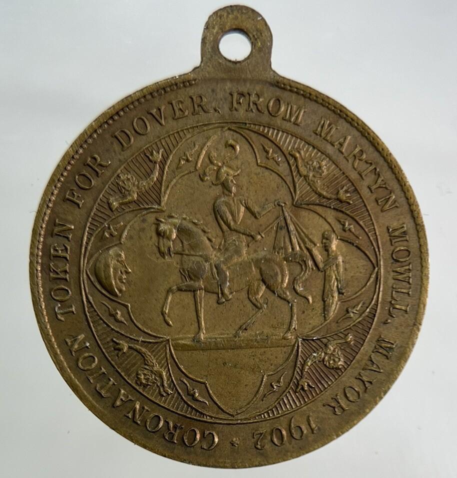 1902 Edward VII Coronation Commemorative Medal Coin | Fine Collectable Grade