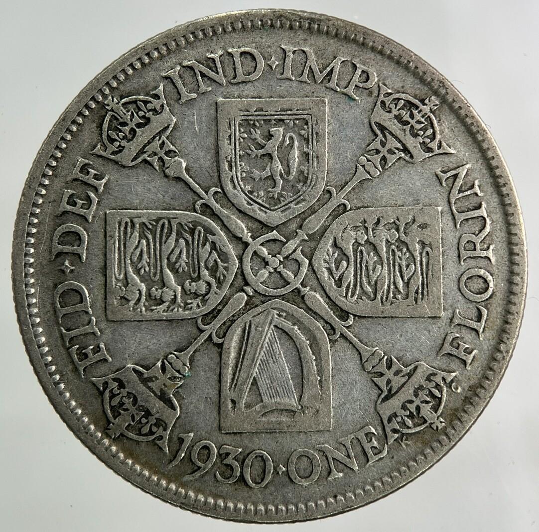1930 George V Florin Silver Coin | Collectable Grade