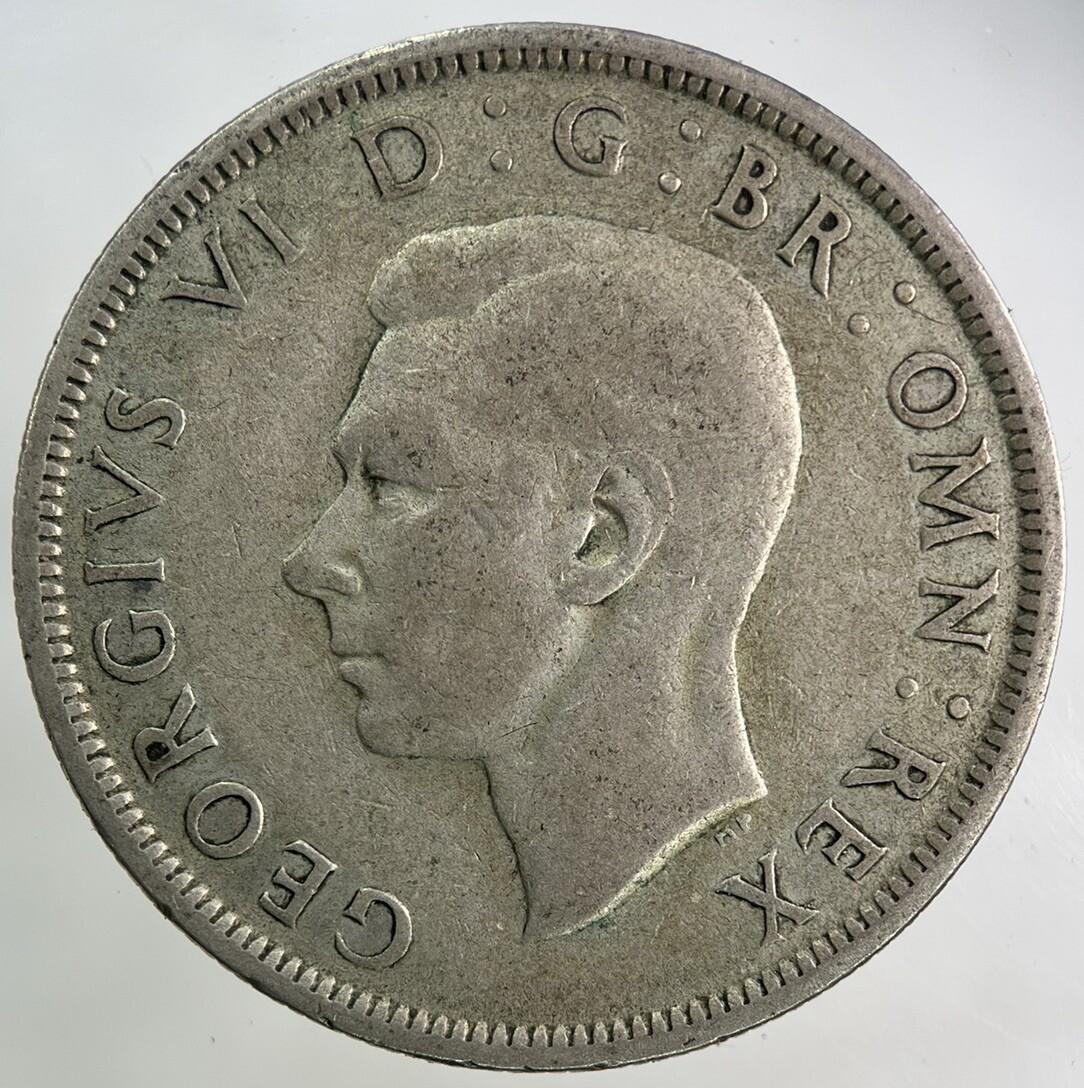 1944 George VI Half-Crown Silver Coin | Fine Collectable Grade
