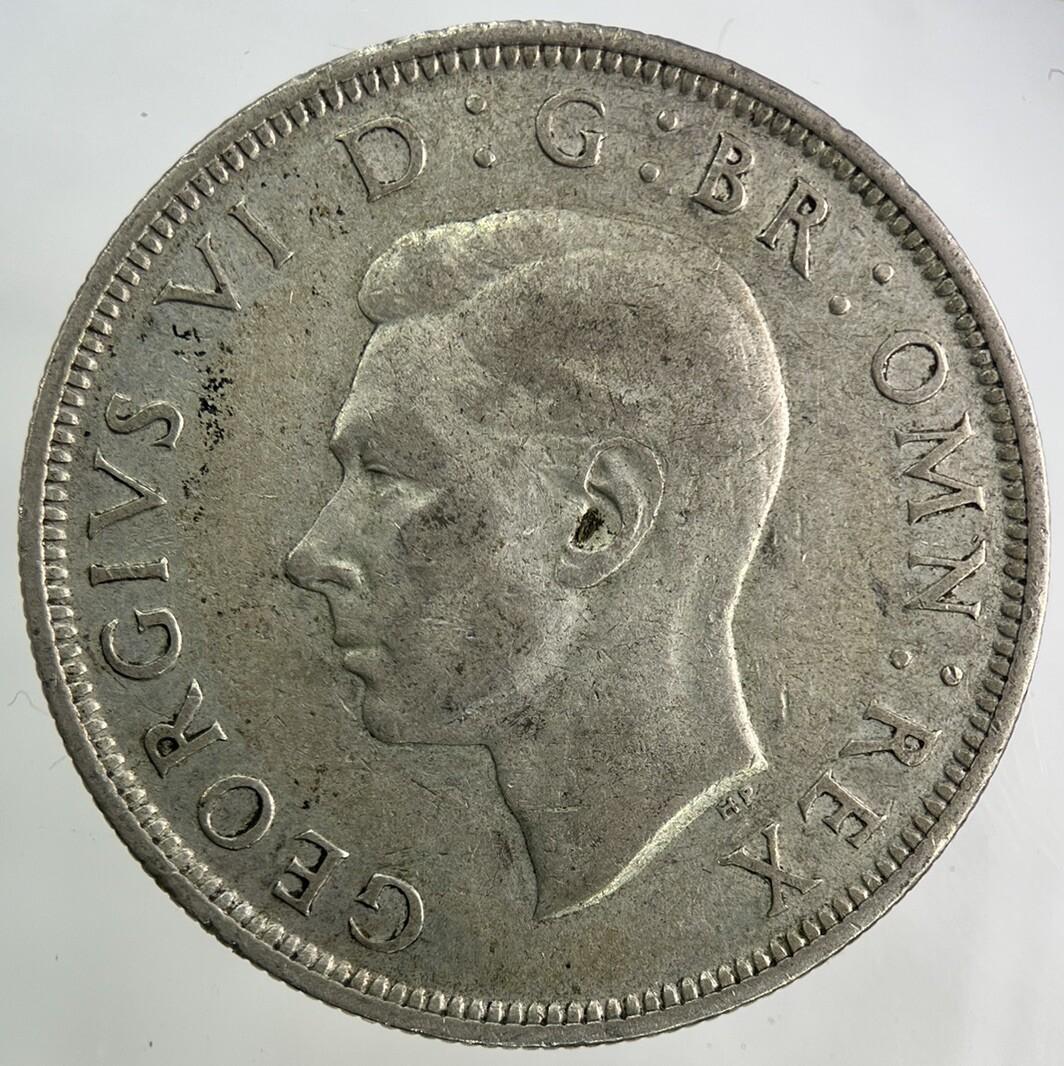 1939 George VI Half-Crown Silver Coin | Fine Collectable Grade
