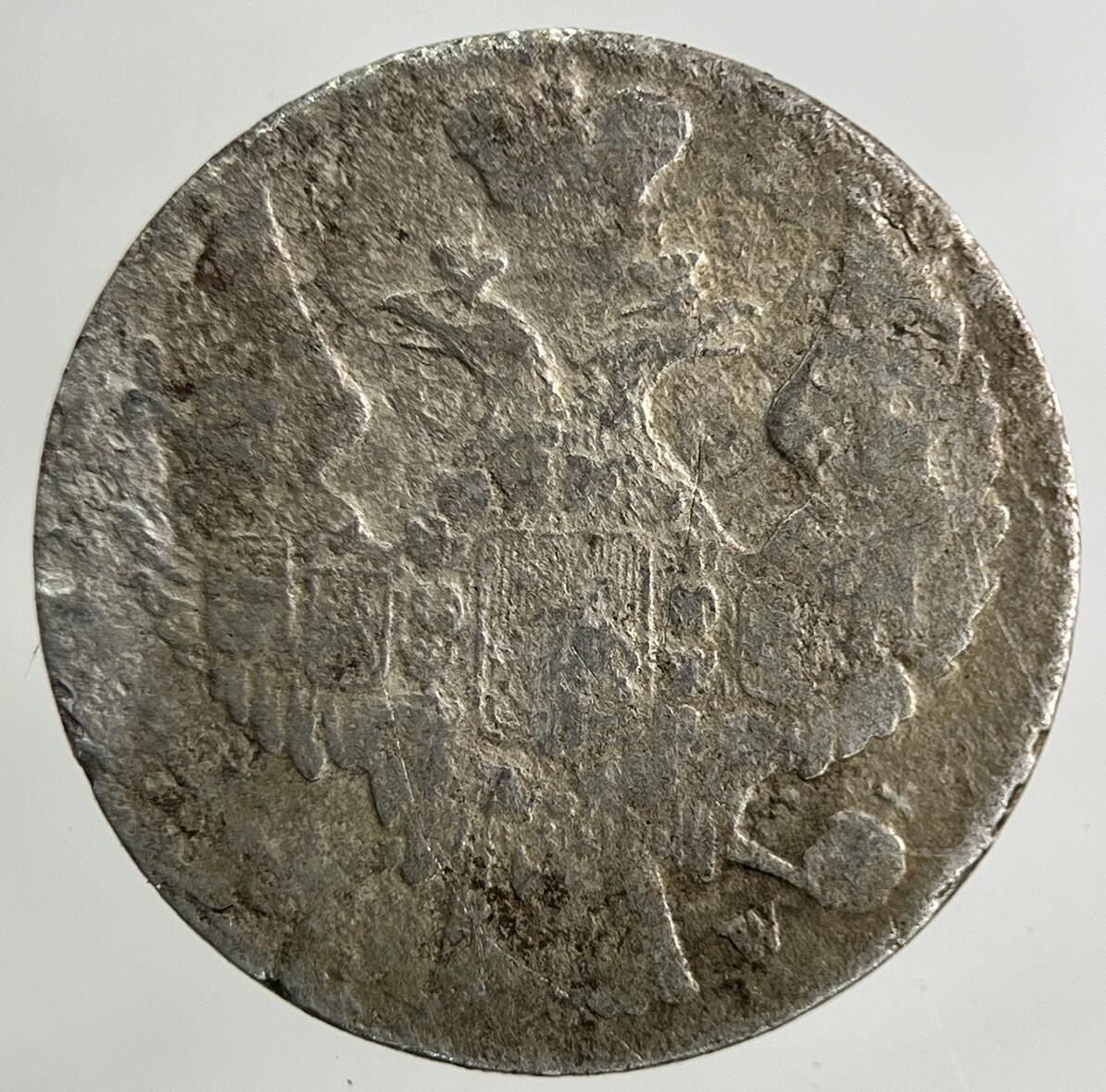 1840 Poland 10 Groszy Groschen Silver Coin | Collectable Grade