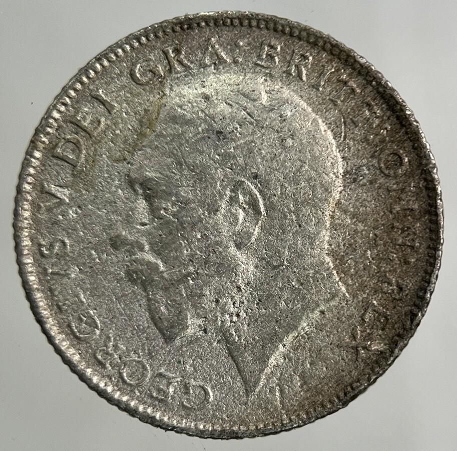 1921 George V Sixpence Silver Coin | Collectable Grade