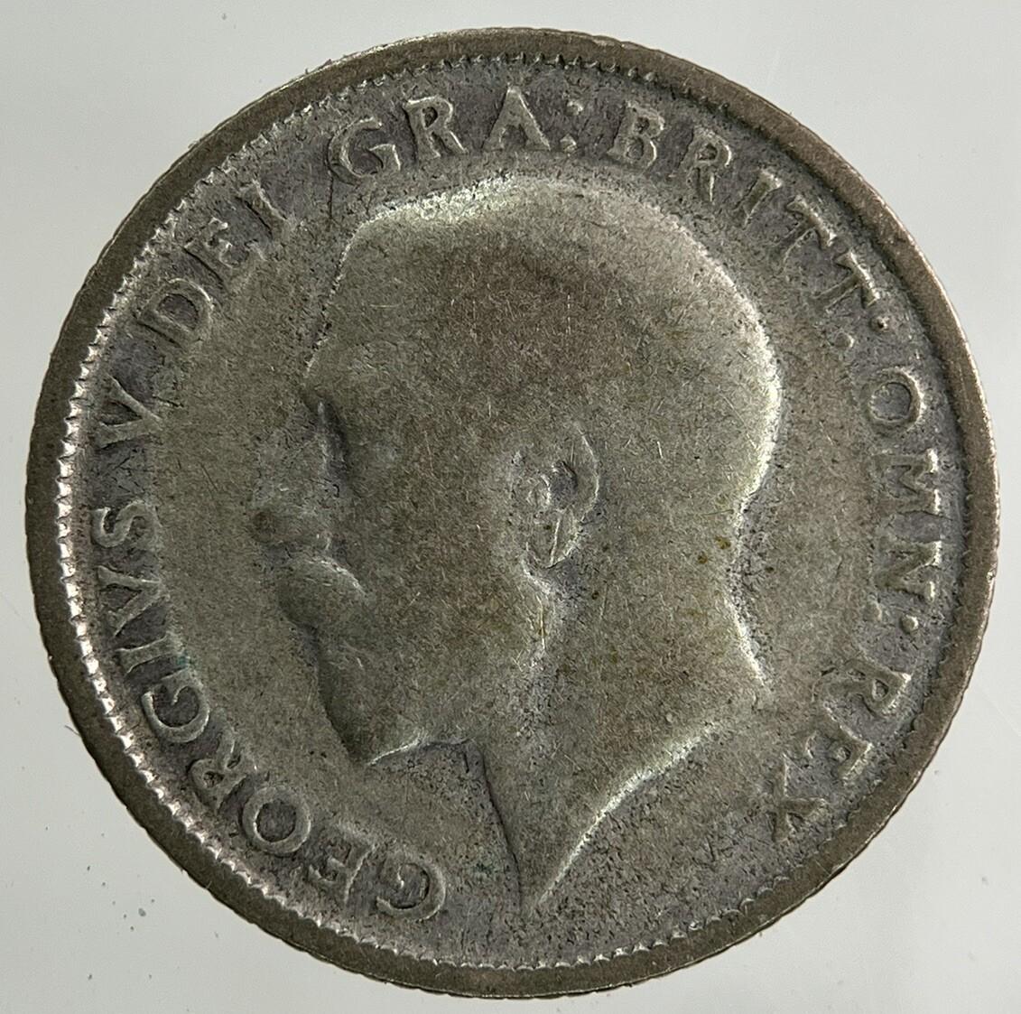 1924 George V Sixpence Silver Coin | Fair Grade