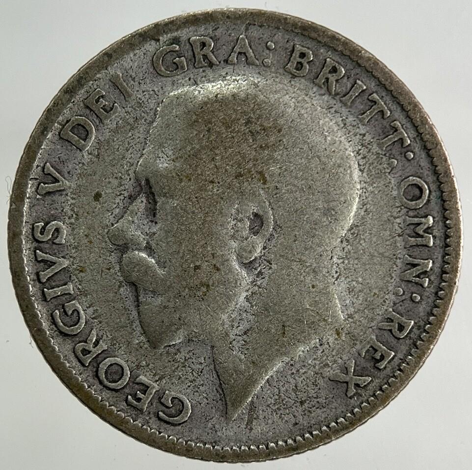 1924 George V Sixpence Silver Coin | Fair Grade
