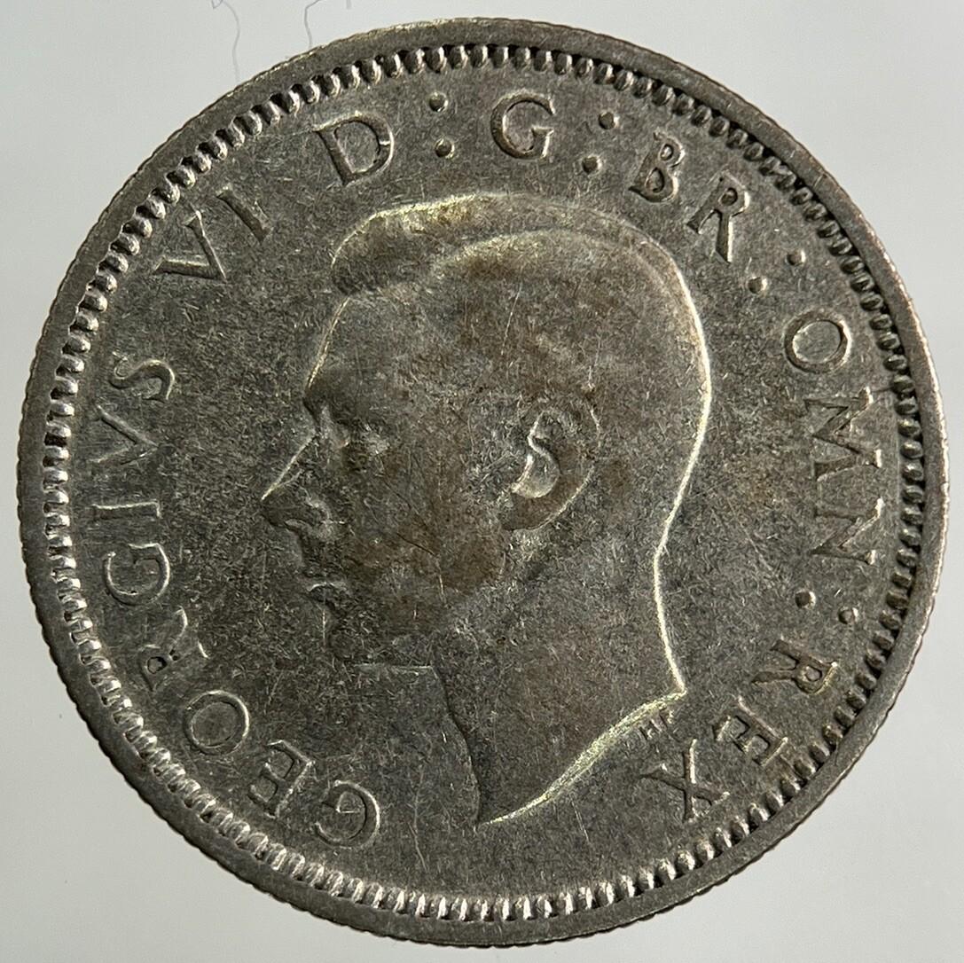 1939 George VI Sixpence Silver Coin | Fine Collectable Grade