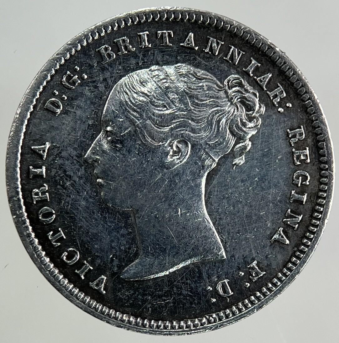1868 Victoria Maundy Four-Pence Silver Coin | Very High Grade