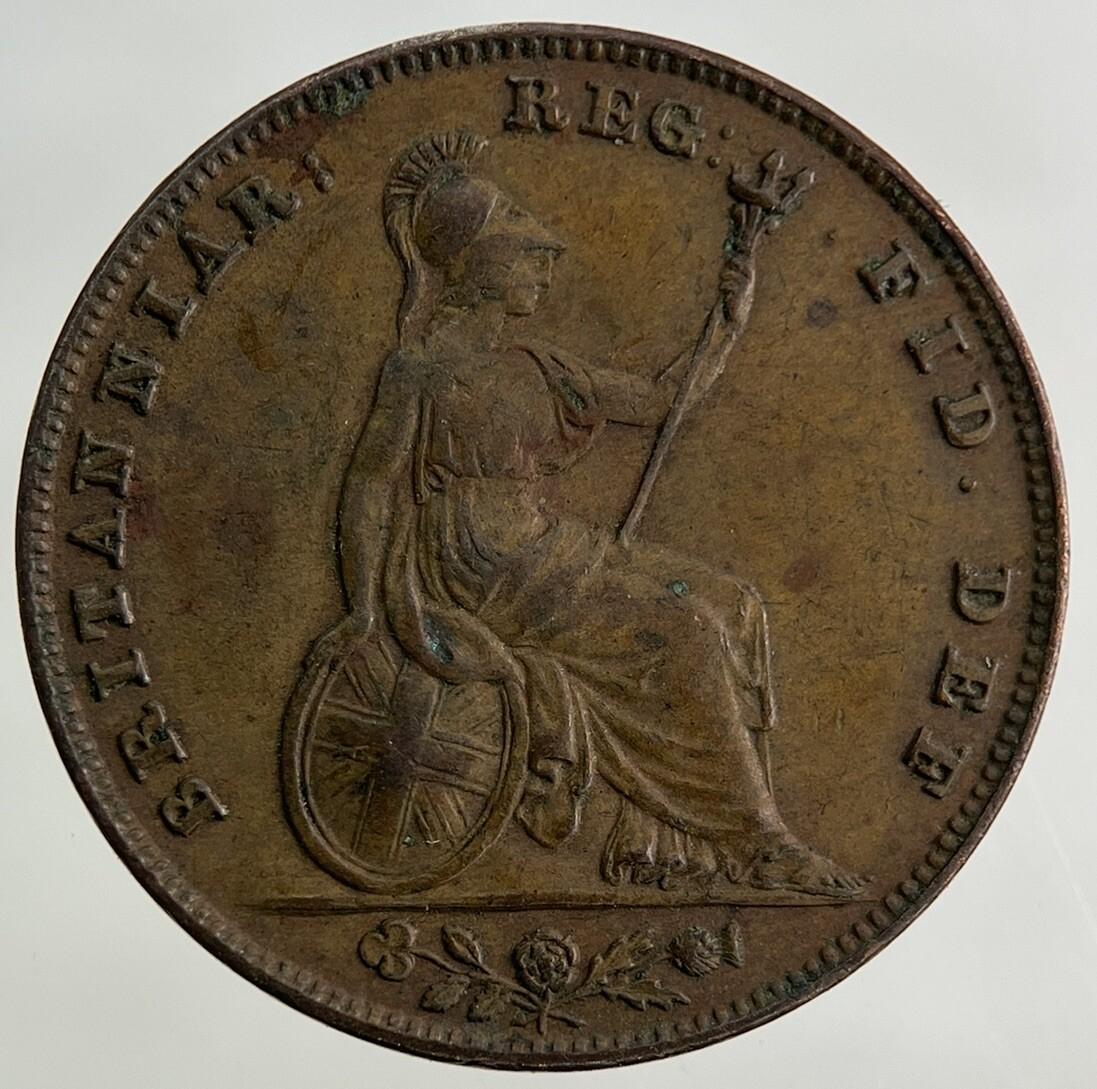 1839 Victoria Farthing Coin | Very High Grade