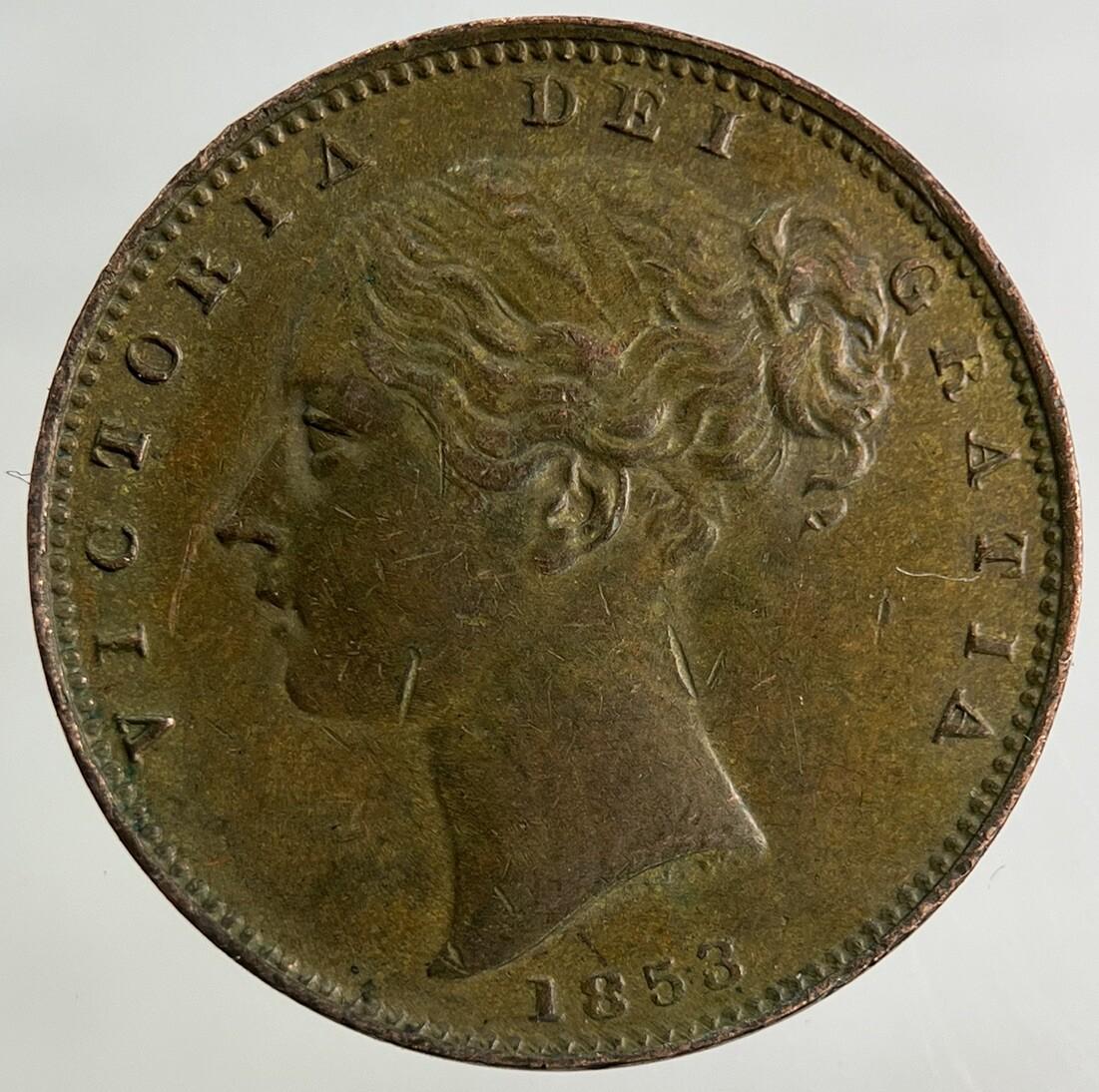 1853 Victoria Farthing Coin | Very High Grade