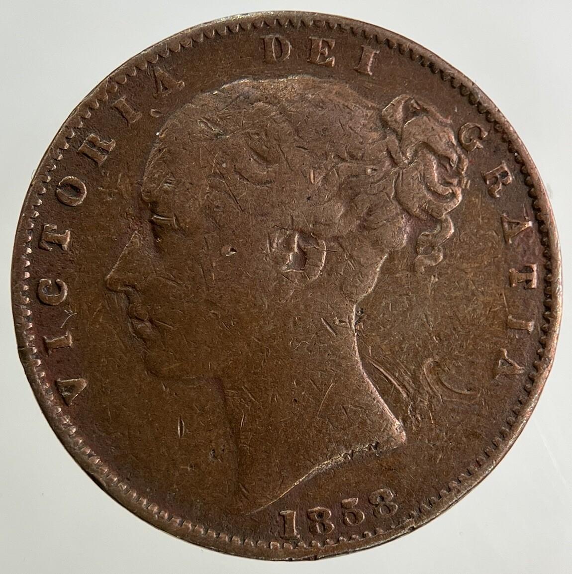 1858 Victoria Farthing Coin | Collectable Grade