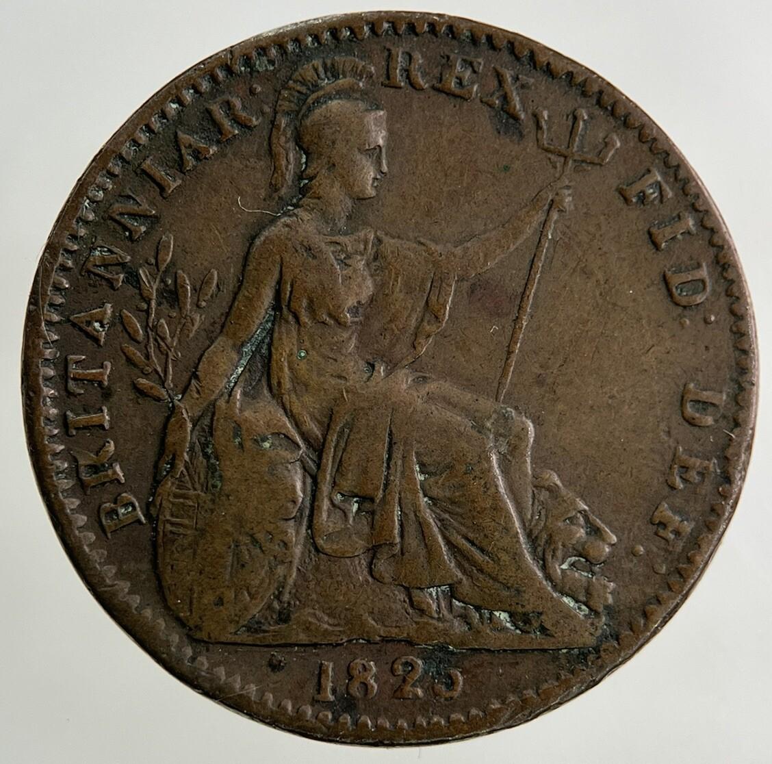 1825 George IV Farthing Coin | Fine Collectable Grade