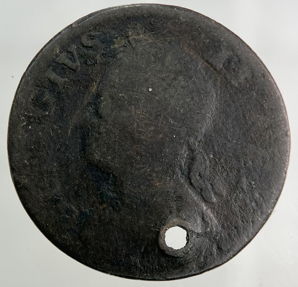 1754 George II 2nd Farthing Coin | Collectable Grade