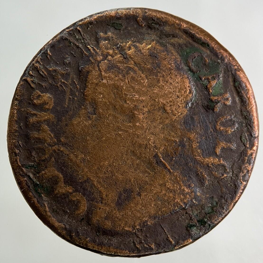 1674 Charles II 2nd Farthing Coin | Collectable Grade
