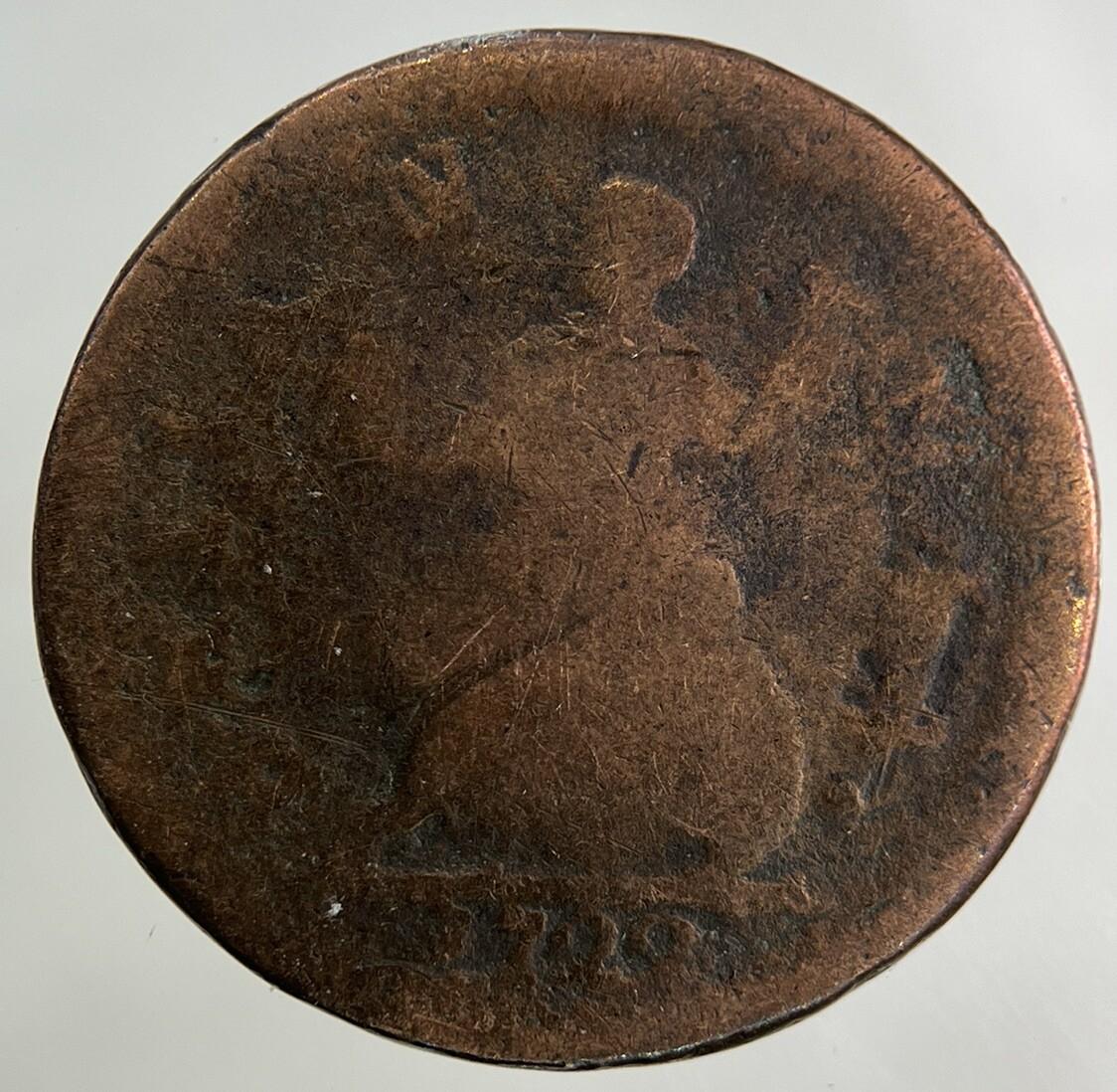 1722 George II 2nd Farthing Coin | Collectable Grade