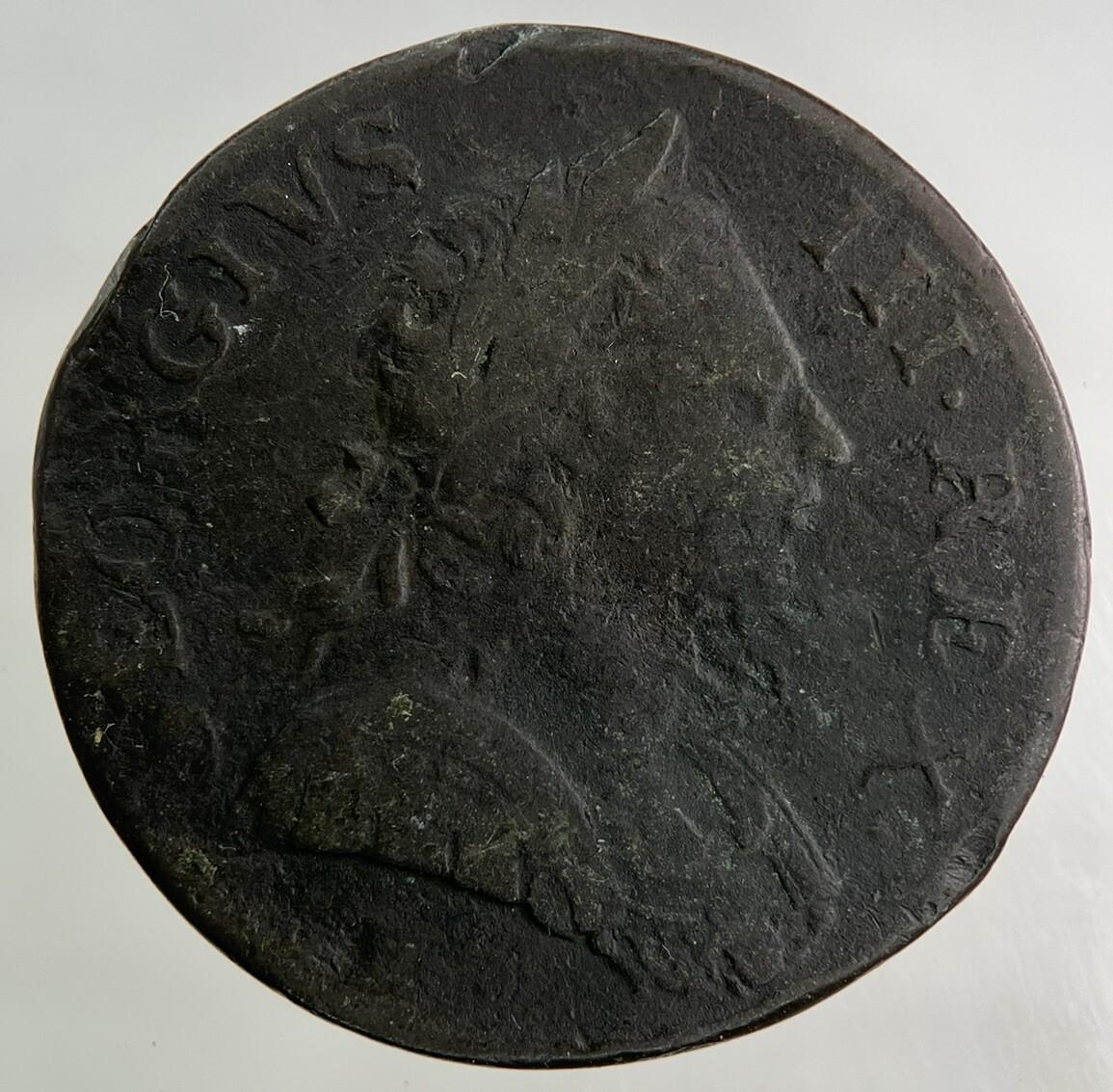 1772 George III 3rd Half-Penny Coin | Fine Collectable Grade