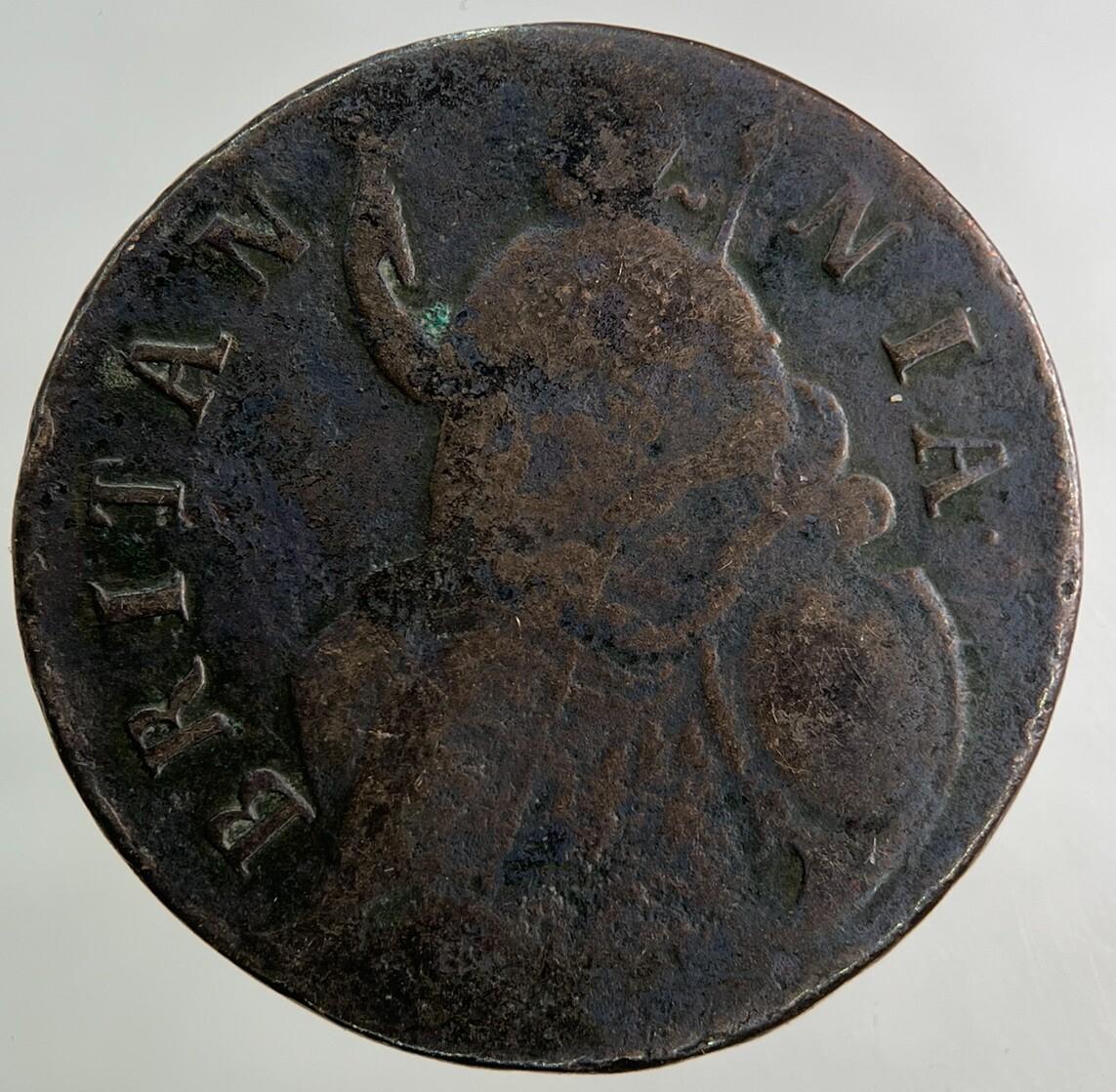 British William III 3rd Half-Penny Coin | Fine Collectable Grade