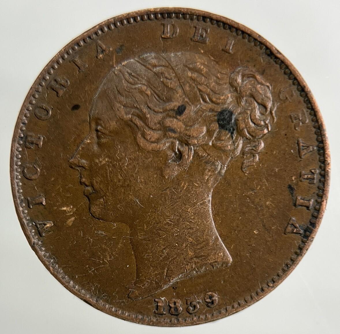 1839 Victoria Farthing Coin | Very High Grade