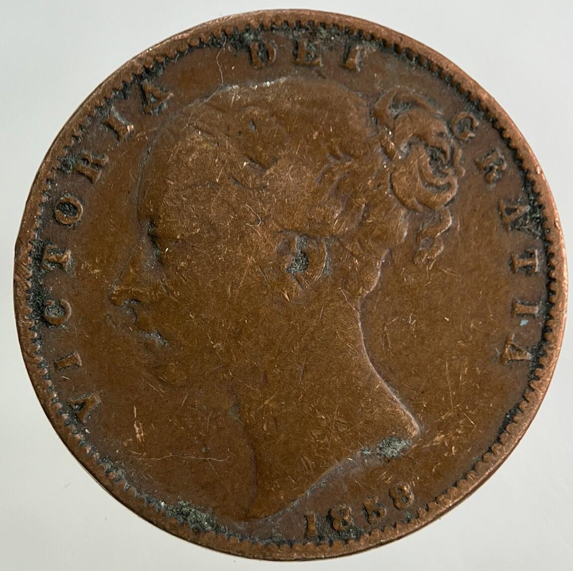 1858 Victoria Farthing Coin | Collectable Grade