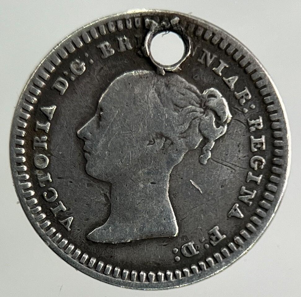 1842 Victoria Three Half Pence 1 1/2 Silver Coin | Collectable Grade