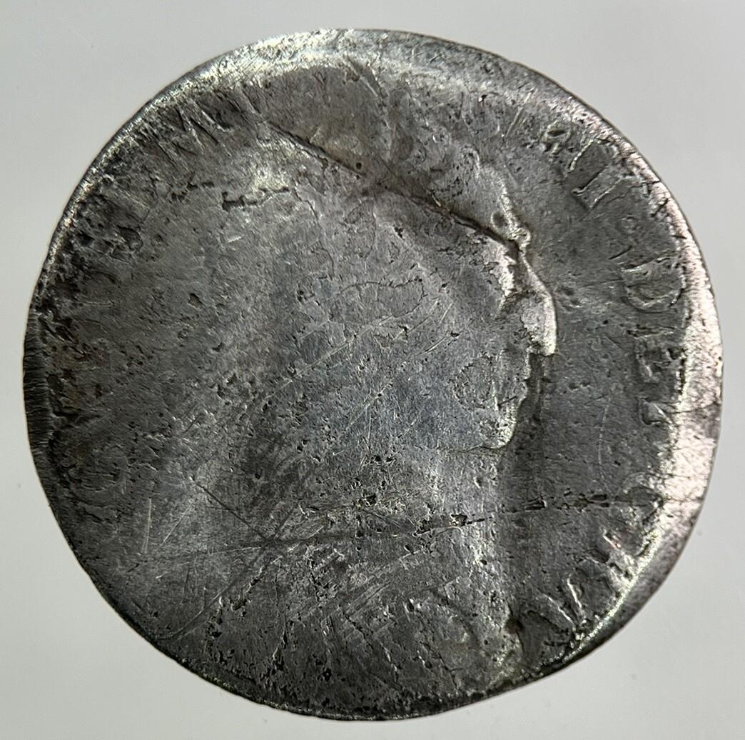 British William III 3rd Sixpence Silver Coin | Fair Grade