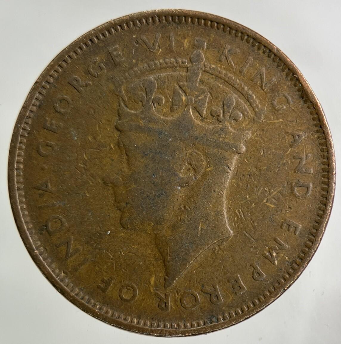 1944 Mauritius 5 Cents Coin | Collectable Grade