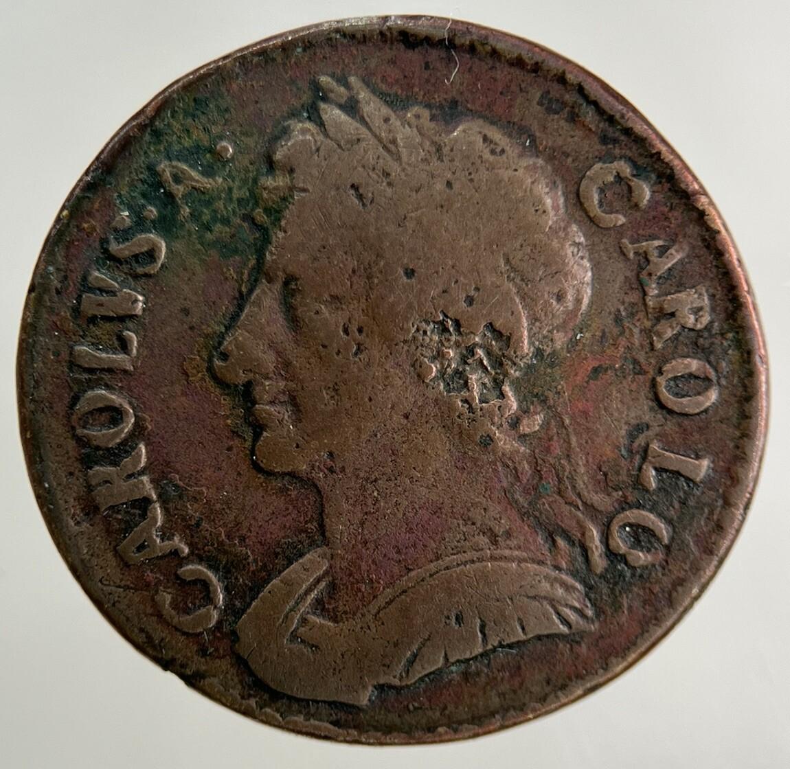 1674 Charles II 2nd Farthing Coin | Fine Collectable Grade