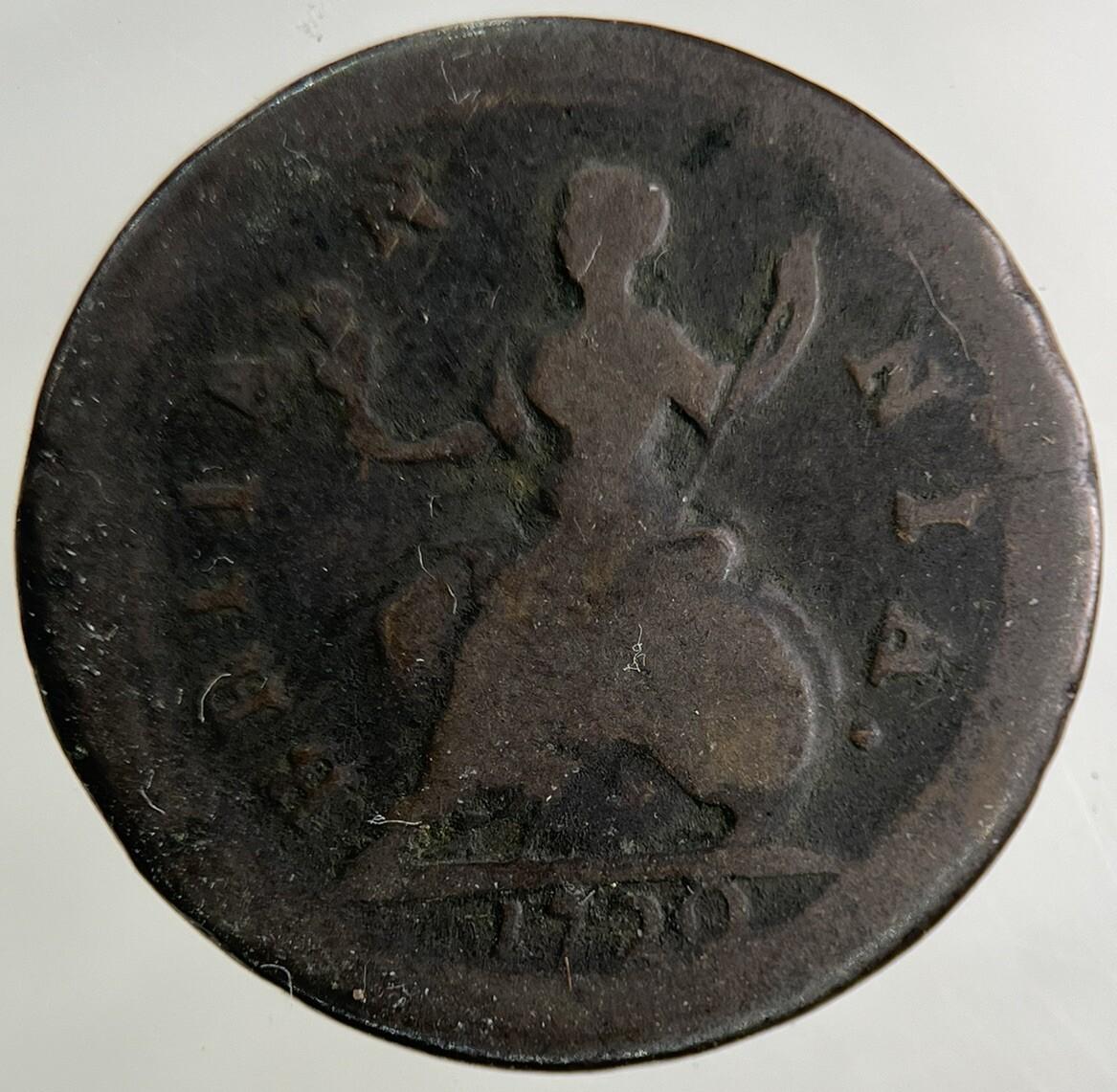 1720 George I 1st Farthing Coin | Collectable Grade
