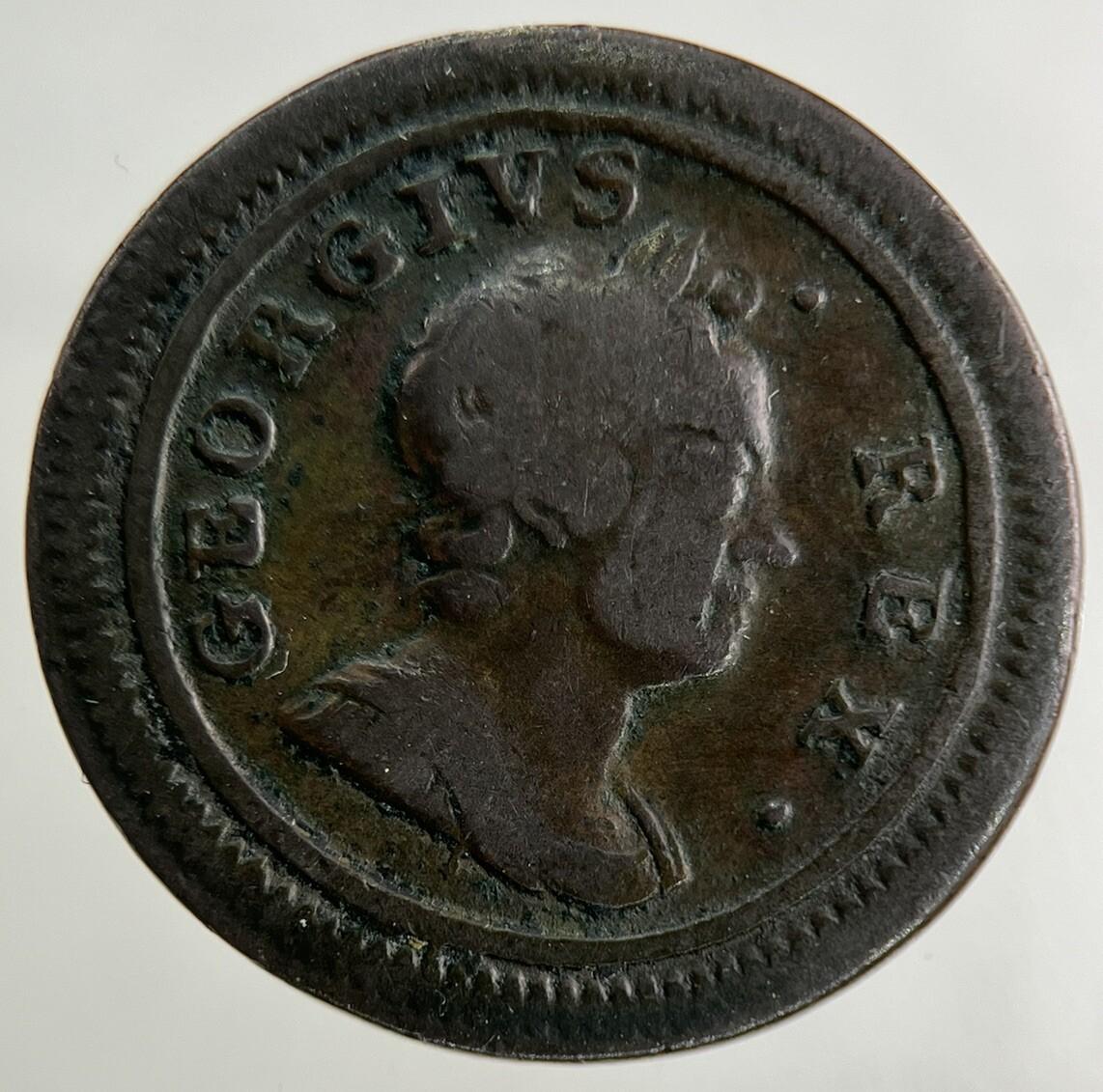 1719 George I 1st Farthing Coin | Fine Collectable Grade