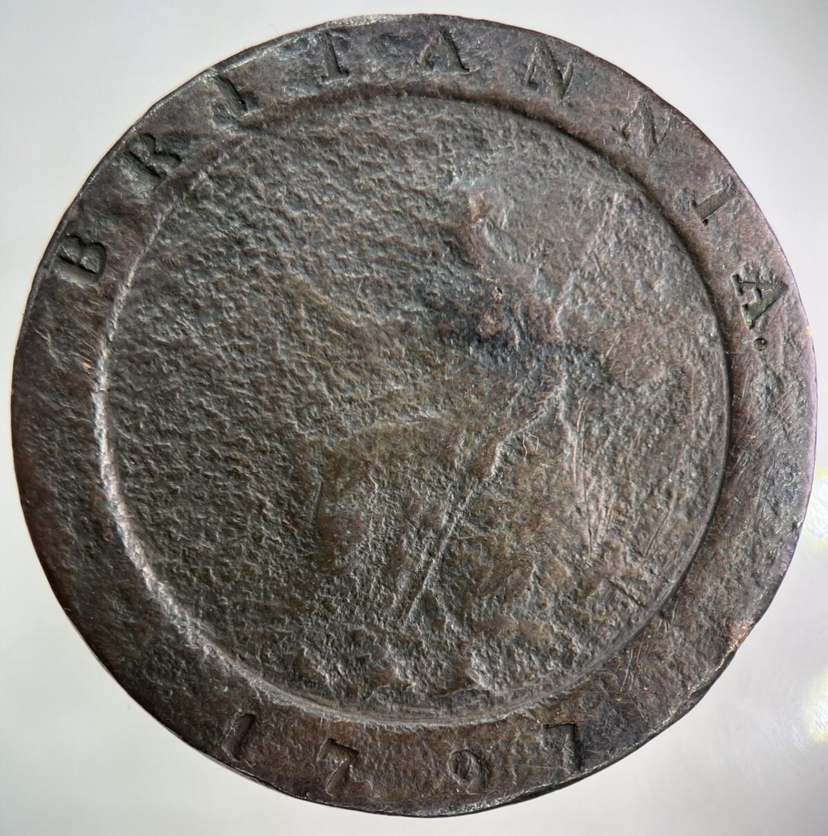 1797 George III 3rd Cartwheel Two-Pence Coin | Collectable Grade